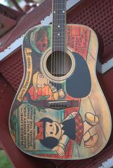 Custom Painted Designed "Nancy"Guitar